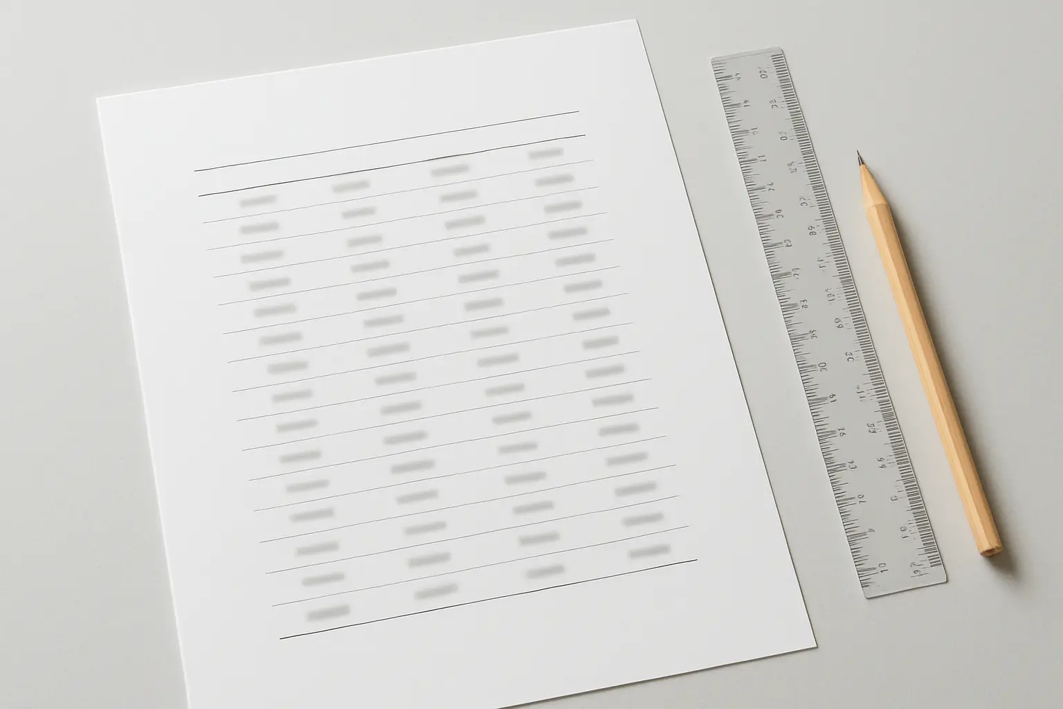 A results table with horizontal rules only, laid out for a thesis chapter