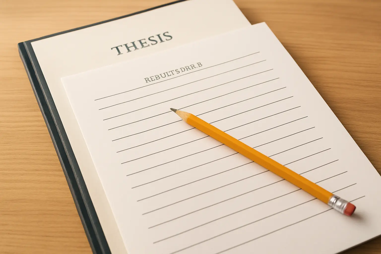A results table printed with horizontal rules only, in APA layout, on a thesis manuscript