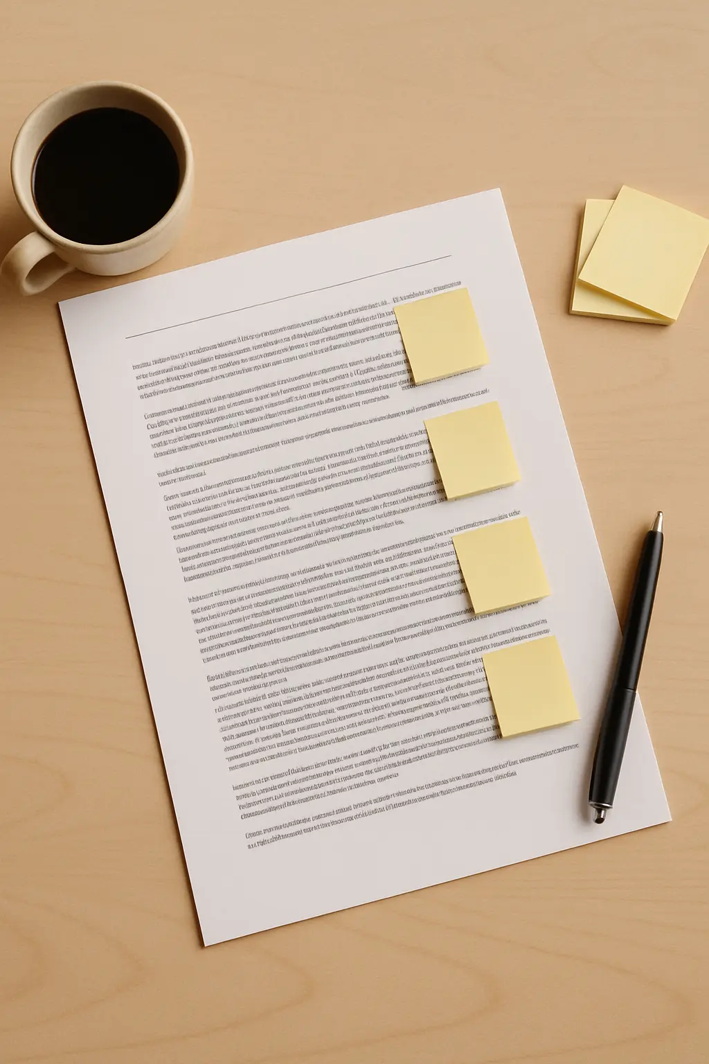 Graduate student reviewing a research protocol before ethics submission