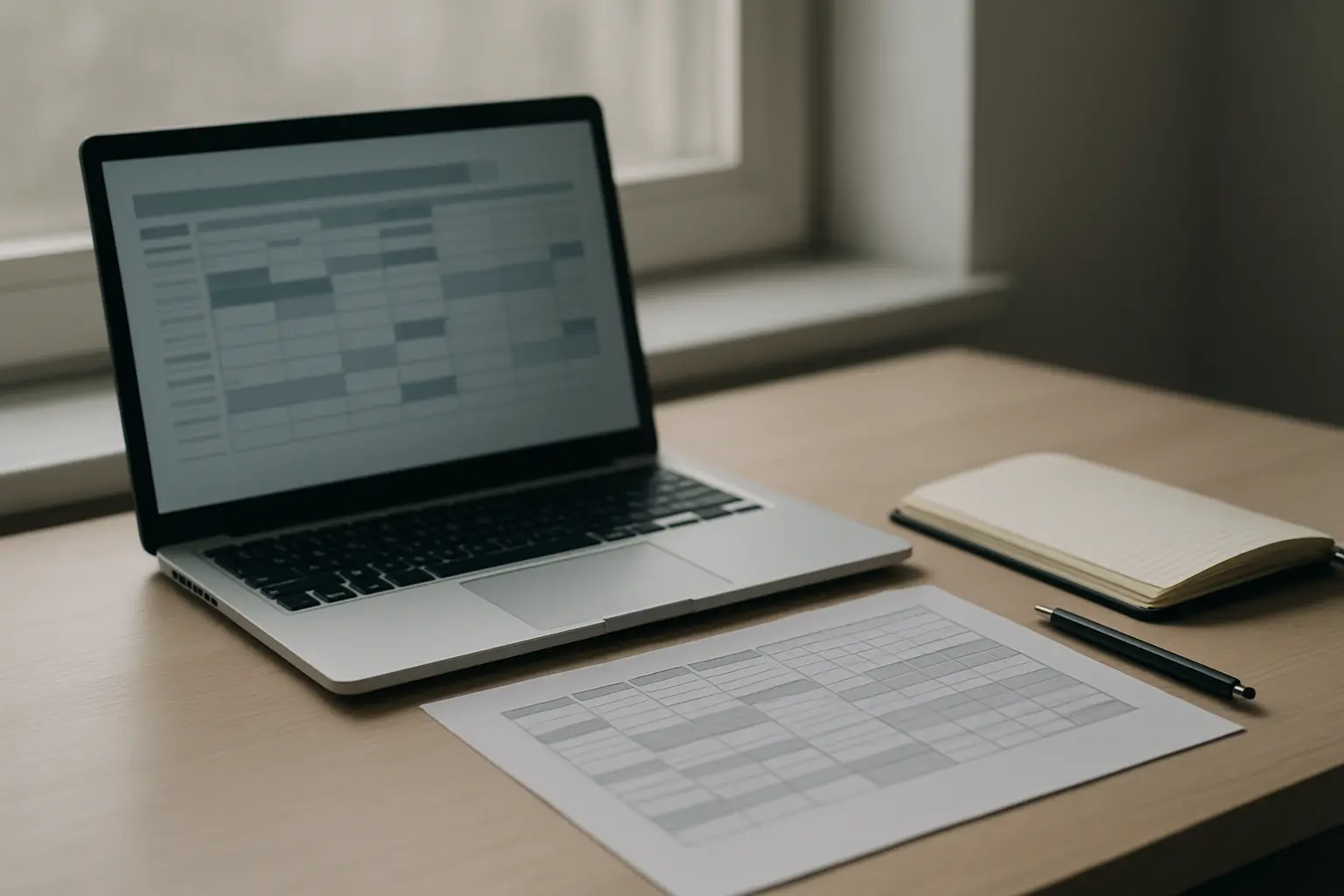 Recherche de données statistiques sur un ordinateur portable pour un mémoire